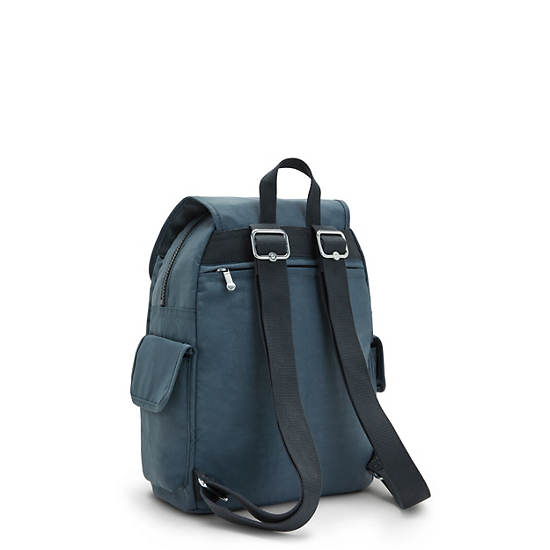 Kipling City Pack Small Rugzak Donkerblauw Grijs | BE 1507NW